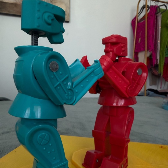 Game - Red and Blue ROCK EM SOCK' EM ROBOTS - Picture 4 of 4